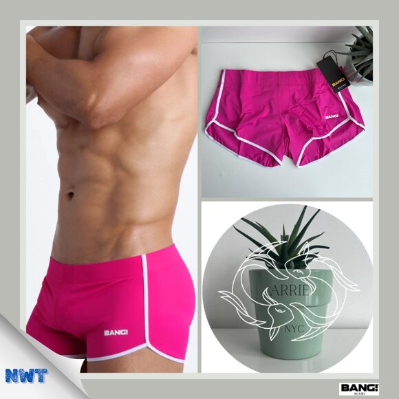 BANG! - CONFESS MAGENTA - Men's Swim Shorts - PRICE FIRM